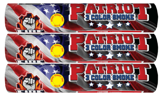 PATRIOT 3 COLOR RWB SMOKE