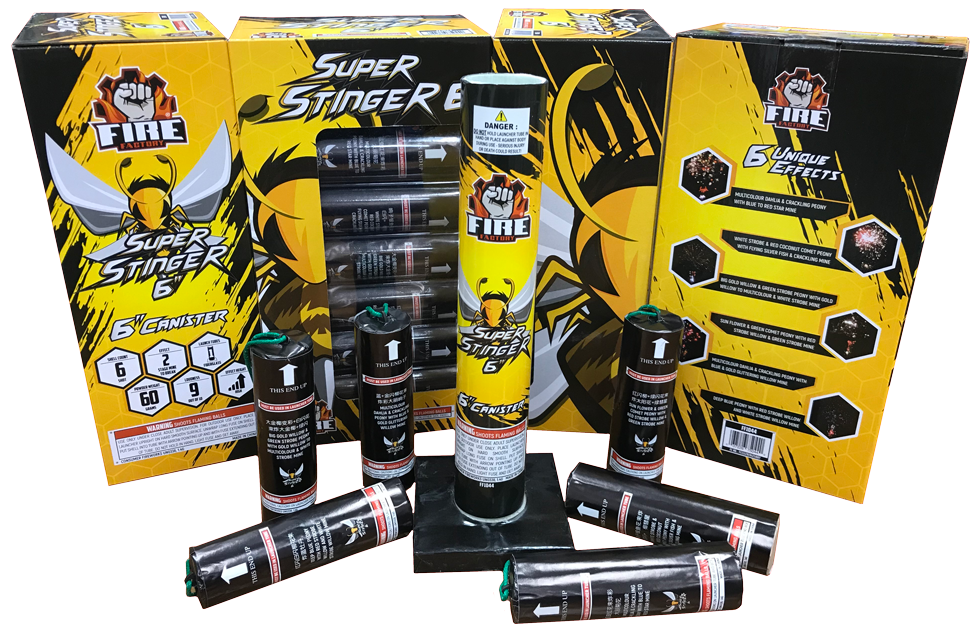 SUPER STINGER 6 SHELLS 6"
