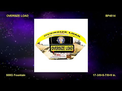 OVERSIZE LOAD 500g FOUNTAIN