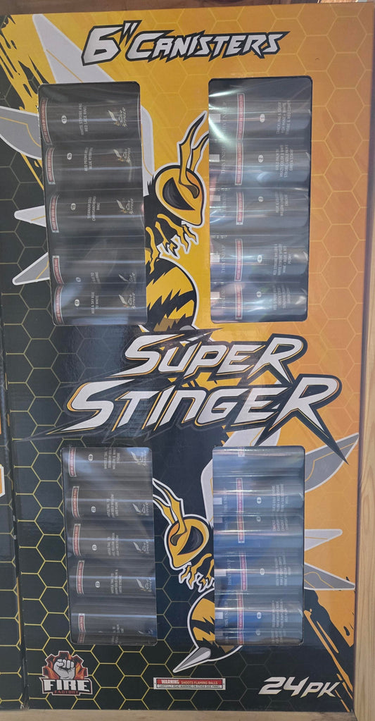 SUPER STINGER 24 SHELLS 6"