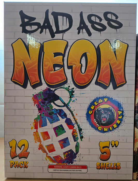 BAD ASS NEON 12 SHELLS 5"