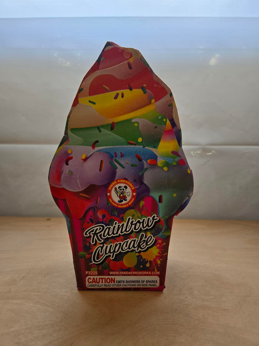 Rainbow Cupcake Fountain