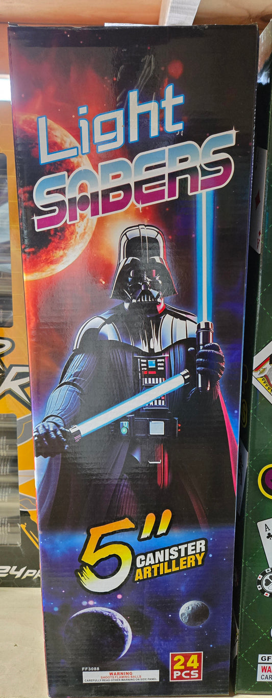 Light Sabers - 24 Shells - 5"