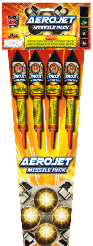 AEROJET MISSILE (4 PACK)