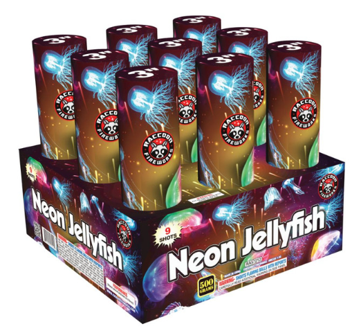 NEON JELLYFISH 9 SHOT - 3" NOAB